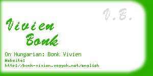 vivien bonk business card